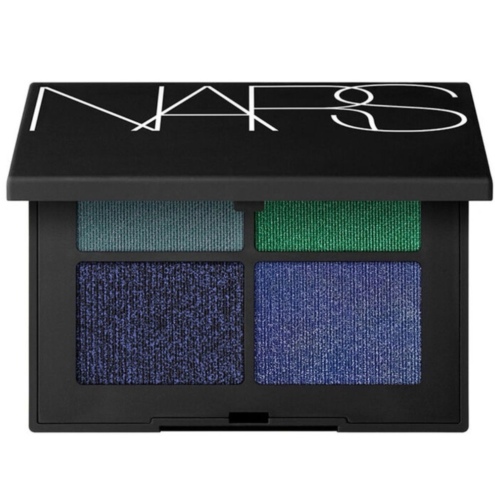 NEW NARS Bold Blue and Green Eyeshadow Quad in Moskova